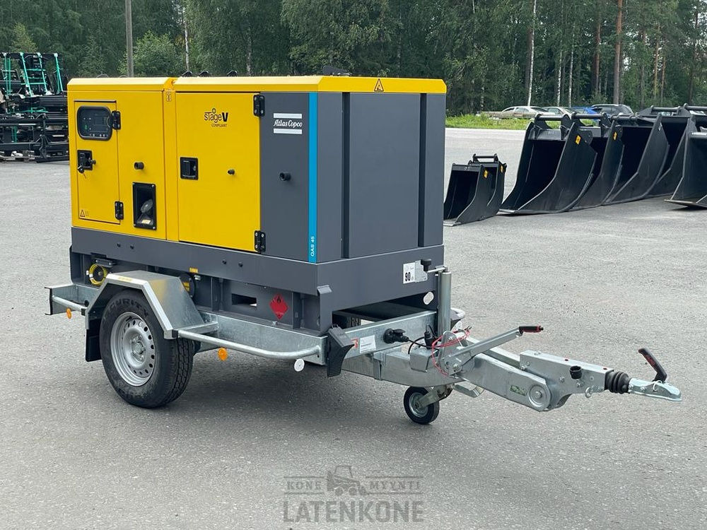 Atlas Copco QAS 45 50 Hz Generaattori StageV vetovarustuksella - Generator set: picture 3 Atlas Copco QAS 45 50 Hz Generaattori StageV vetovarustuksella - Generator set: picture 3
