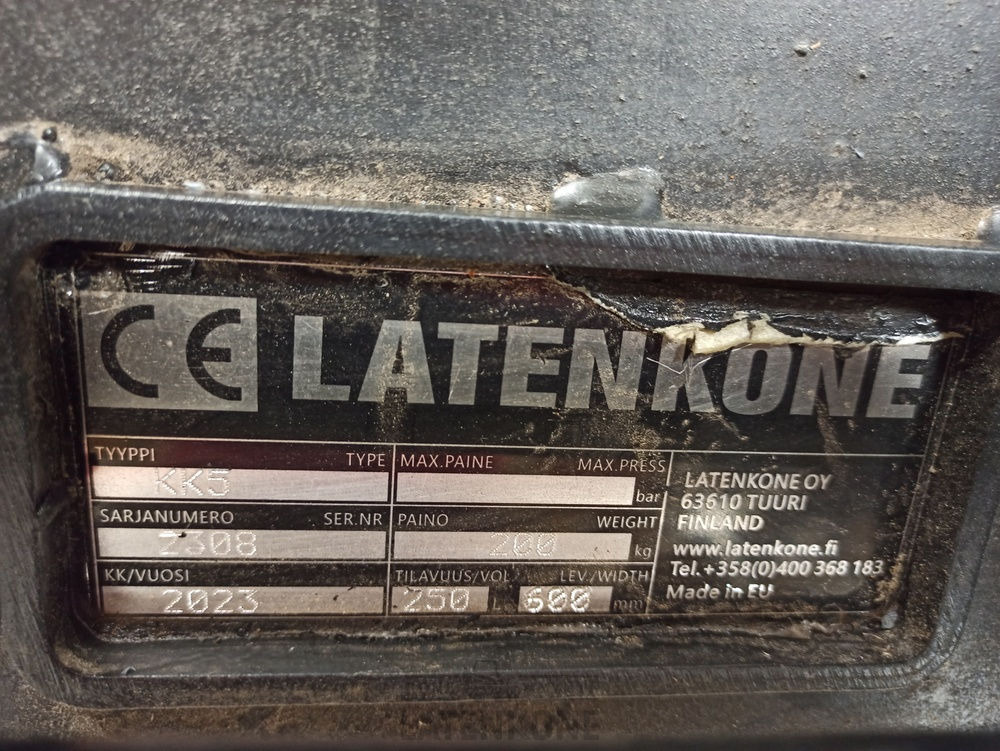 Bucket for Construction machinery Laten Kuokkakauha 600mm S45: picture 9