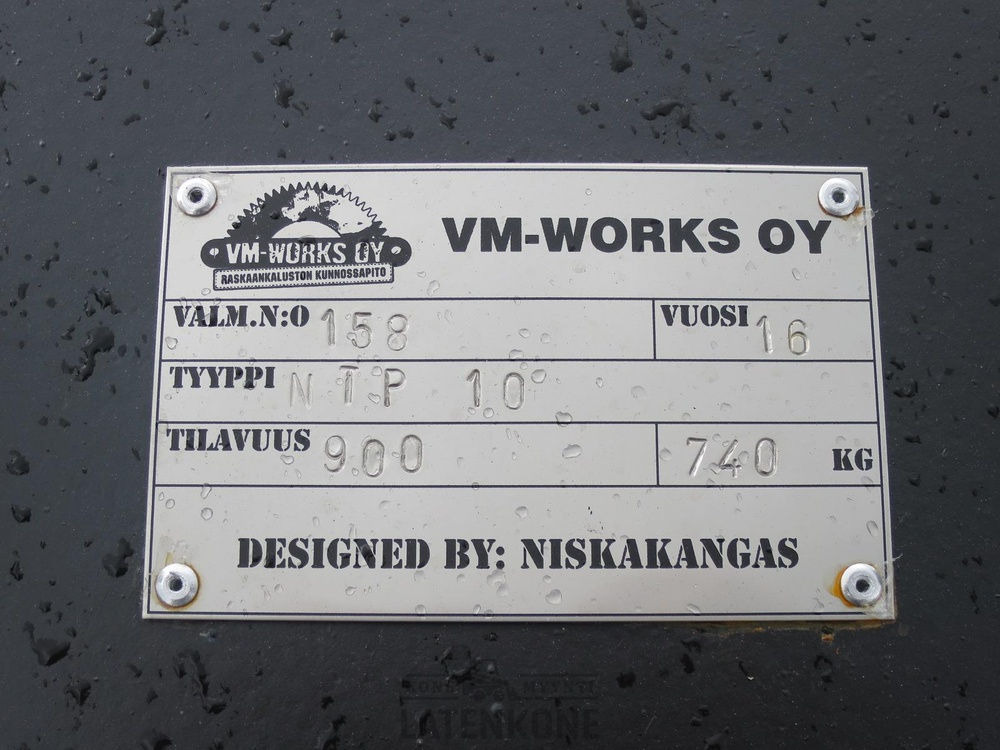 Bucket for Construction machinery Niskakangas Metsäojakauha 900L NTP10: picture 8