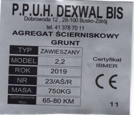Dexwal cultivator Grunt 2,6 m - Cultivator: picture 3 Dexwal cultivator Grunt 2,6 m - Cultivator: picture 3
