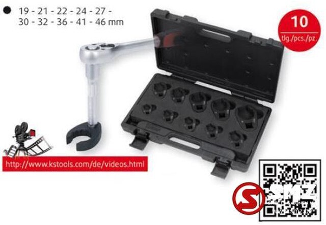 Diversen Open opsteekringsleutelset 19-46 MM 10PCS - Automotive tool: picture 2 Diversen Open opsteekringsleutelset 19-46 MM 10PCS - Automotive tool: picture 2