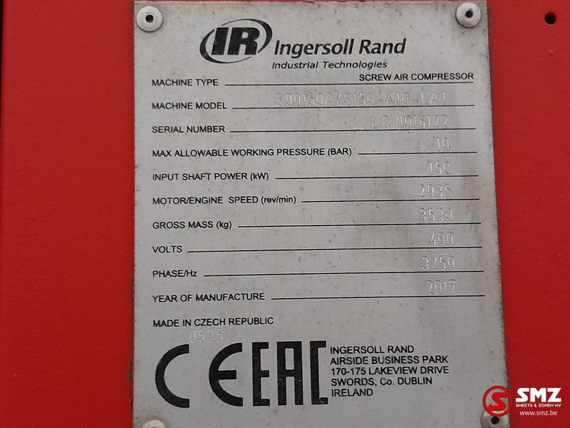 Air compressor Ingersoll-Rand Occ Compressoren mobiel Ingersoll Rand S90150A: picture 19