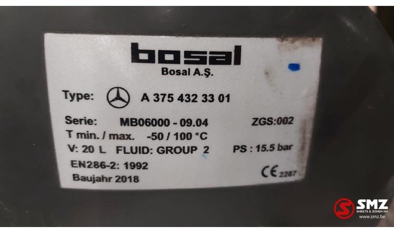 Battery, Brake parts for Truck Mercedes-Benz Occ batterijbak met luchtketels Actros MP4: picture 7