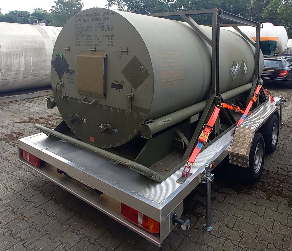 CRYOBASE Gas tank cryogenic trailer used for nitrogen, oxygen, argon - Tank trailer: picture 4 CRYOBASE Gas tank cryogenic trailer used for nitrogen, oxygen, argon - Tank trailer: picture 4
