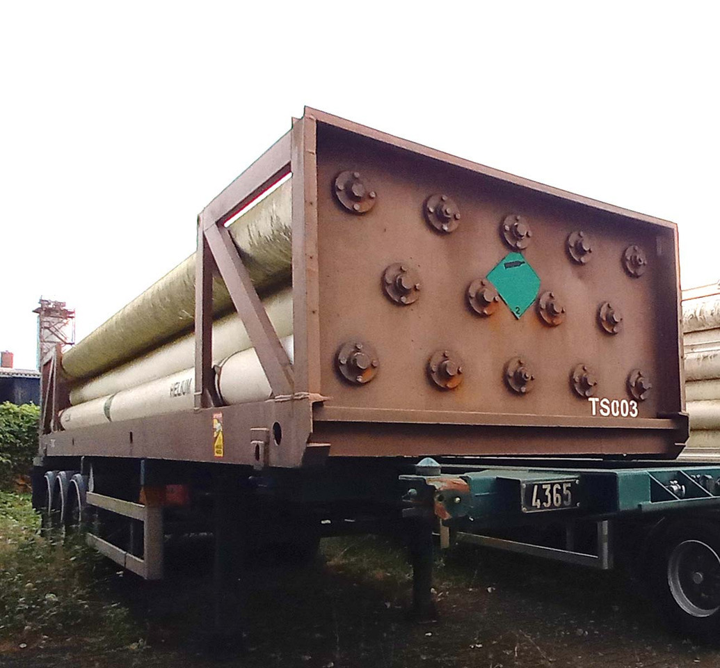FRUEHAUF Gas tank tube semi-trailer used for compressed helium, hydrogen, Wasserstoff - Tank semi-trailer: picture 1 FRUEHAUF Gas tank tube semi-trailer used for compressed helium, hydrogen, Wasserstoff - Tank semi-trailer: picture 1