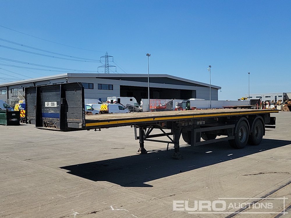1999 Don-Bur Twin Axle Flatbed Trailer - Dropside/ Flatbed semi-trailer: picture 1 1999 Don-Bur Twin Axle Flatbed Trailer - Dropside/ Flatbed semi-trailer: picture 1