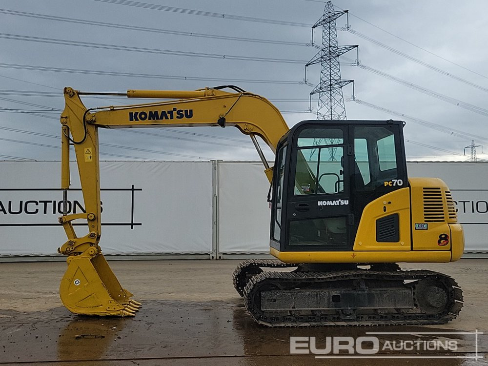 2011 Komatsu PC70-8 - Mini excavator: picture 2 2011 Komatsu PC70-8 - Mini excavator: picture 2