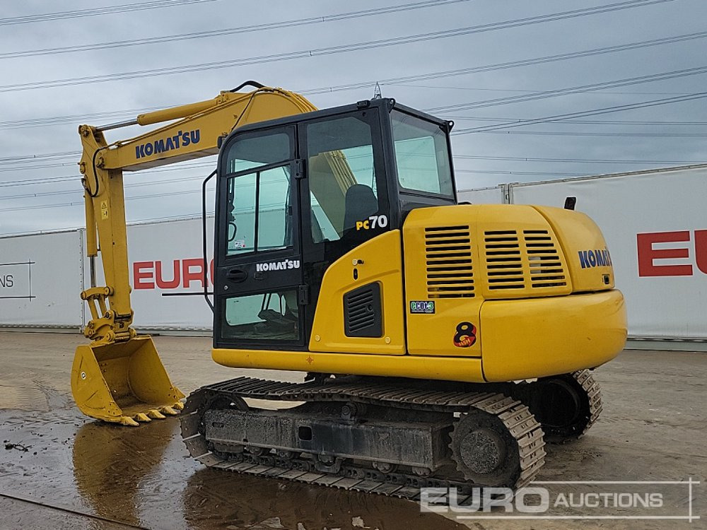 2011 Komatsu PC70-8 - Mini excavator: picture 3 2011 Komatsu PC70-8 - Mini excavator: picture 3