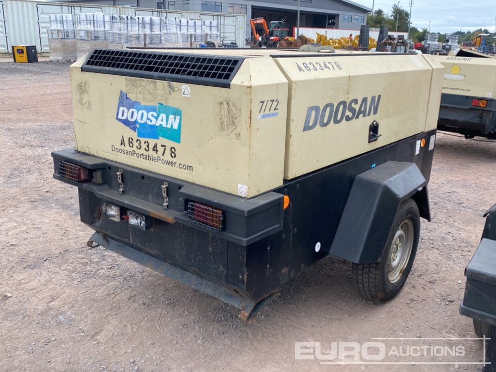 2014 Doosan 7/72 - Air compressor: picture 3 2014 Doosan 7/72 - Air compressor: picture 3