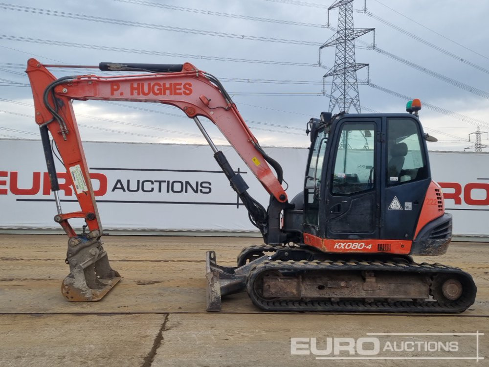 2014 Kubota KX080-4 - Mini excavator: picture 2 2014 Kubota KX080-4 - Mini excavator: picture 2