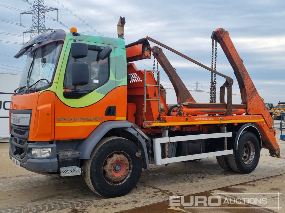 2015 DAF LF250 - Skip loader truck: picture 1 2015 DAF LF250 - Skip loader truck: picture 1