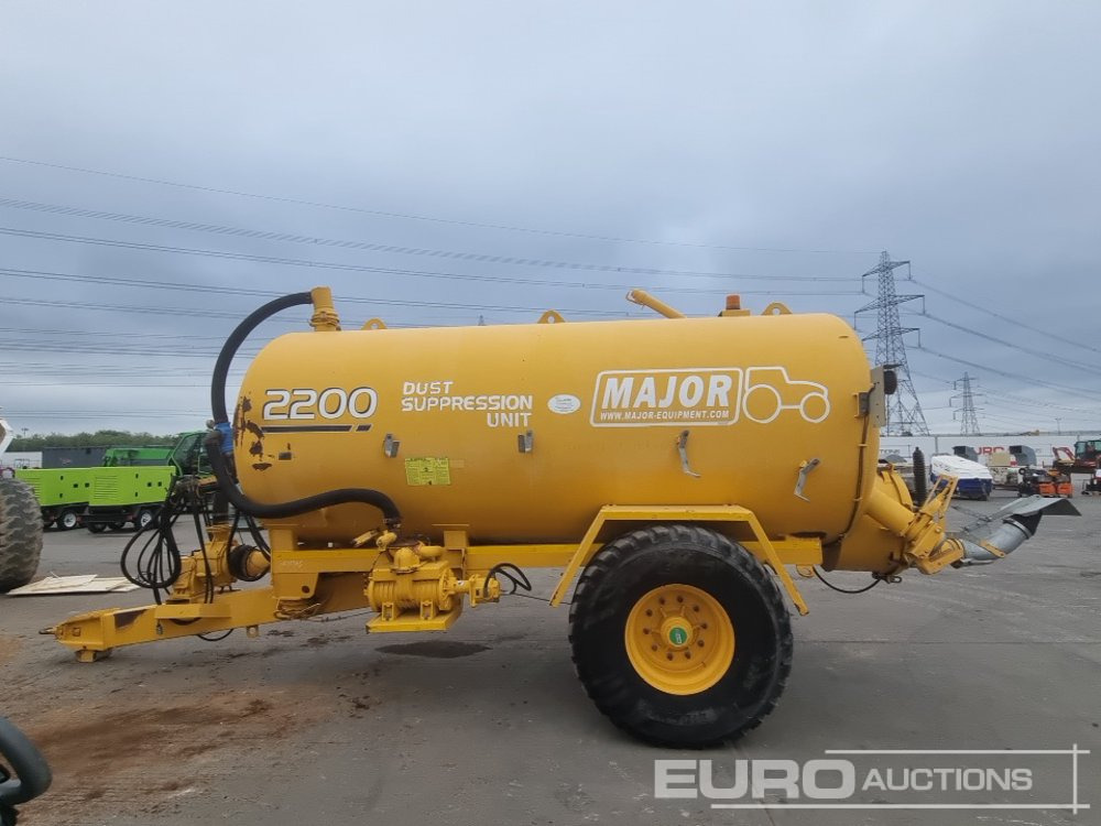 2015 Major PTO Driven Single Axle Sprung Draw Bar Dust Supression Unit - Farm trailer: picture 2 2015 Major PTO Driven Single Axle Sprung Draw Bar Dust Supression Unit - Farm trailer: picture 2
