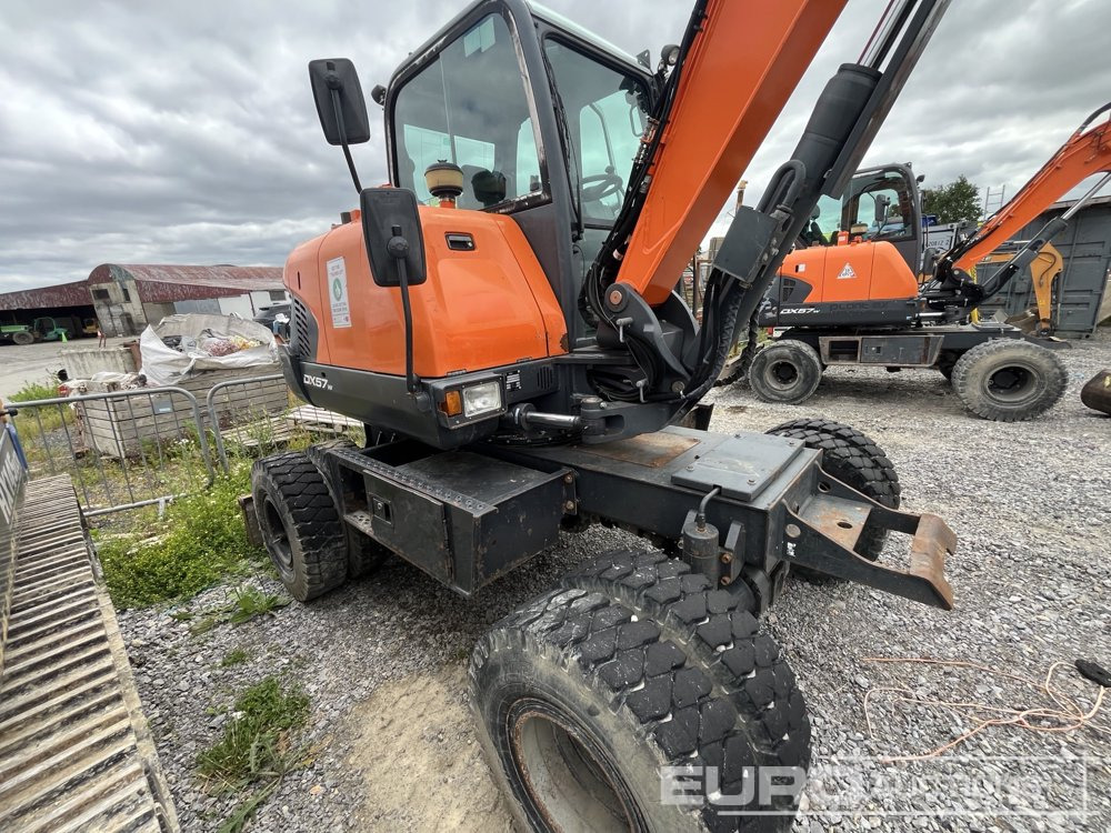 2016 Doosan DX57W-5 - Wheel excavator: picture 3 2016 Doosan DX57W-5 - Wheel excavator: picture 3
