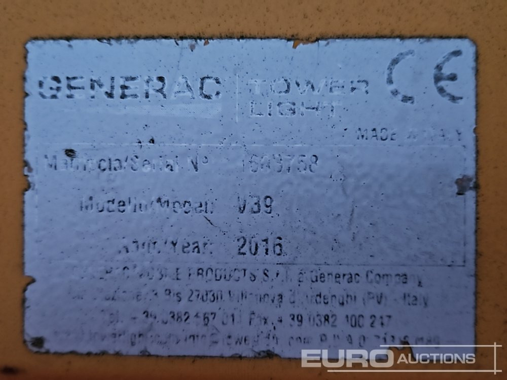 Lighting tower 2016 Generac VB9: picture 24 Lighting tower 2016 Generac VB9: picture 24