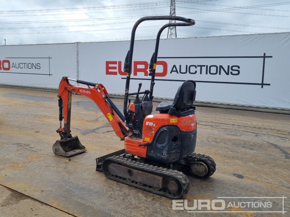 2016 Kubota U10-3 - Mini excavator: picture 3 2016 Kubota U10-3 - Mini excavator: picture 3