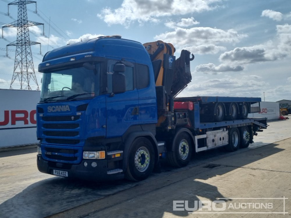 2016 Scania R490 - Dropside/ Flatbed truck: picture 1 2016 Scania R490 - Dropside/ Flatbed truck: picture 1