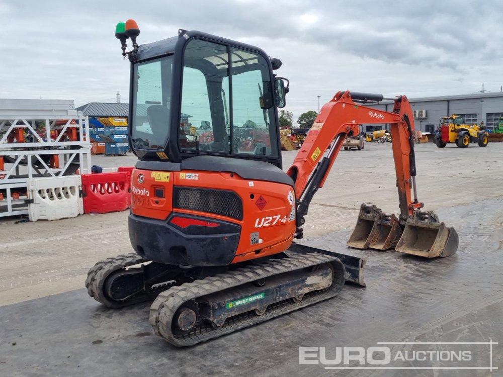 2018 Kubota U27-4 - Mini excavator: picture 5 2018 Kubota U27-4 - Mini excavator: picture 5