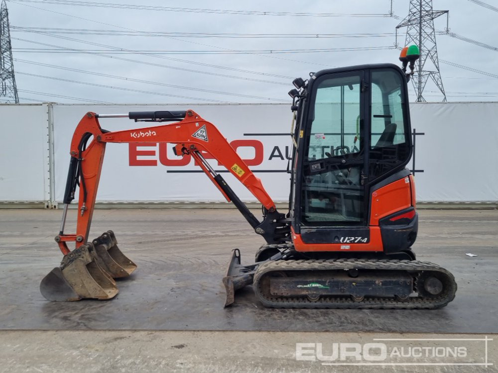 2018 Kubota U27-4 - Mini excavator: picture 2 2018 Kubota U27-4 - Mini excavator: picture 2
