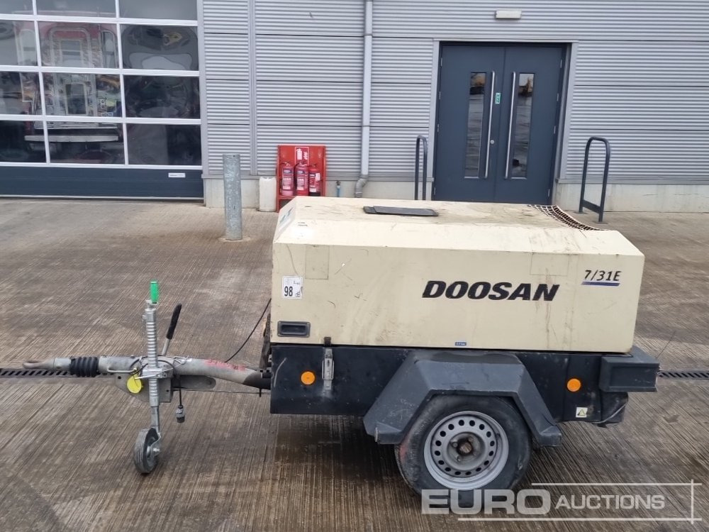 2019 Doosan 7/31E - Air compressor: picture 2 2019 Doosan 7/31E - Air compressor: picture 2