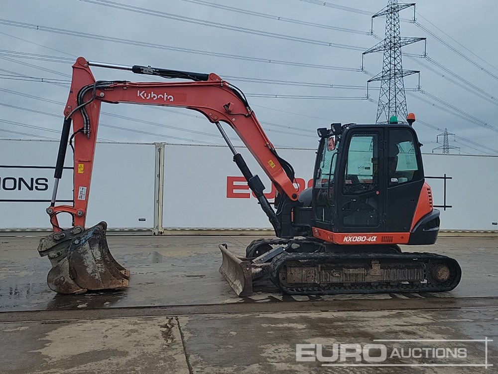 2019 Kubota KX080-4A - Mini excavator: picture 2 2019 Kubota KX080-4A - Mini excavator: picture 2