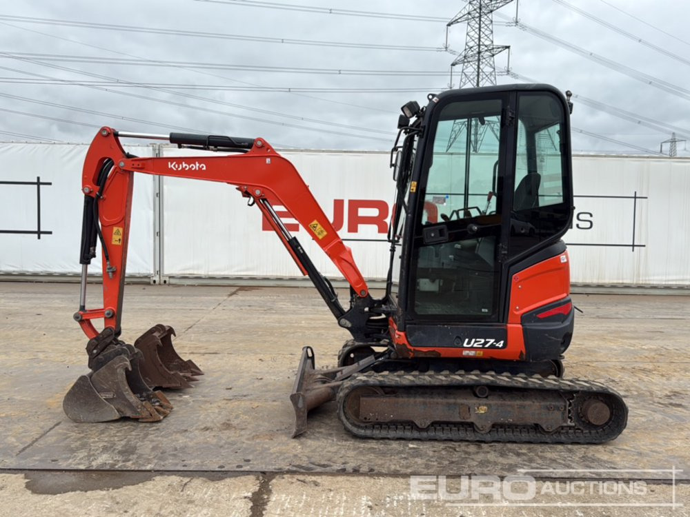 2019 Kubota U27-4 - Mini excavator: picture 2 2019 Kubota U27-4 - Mini excavator: picture 2