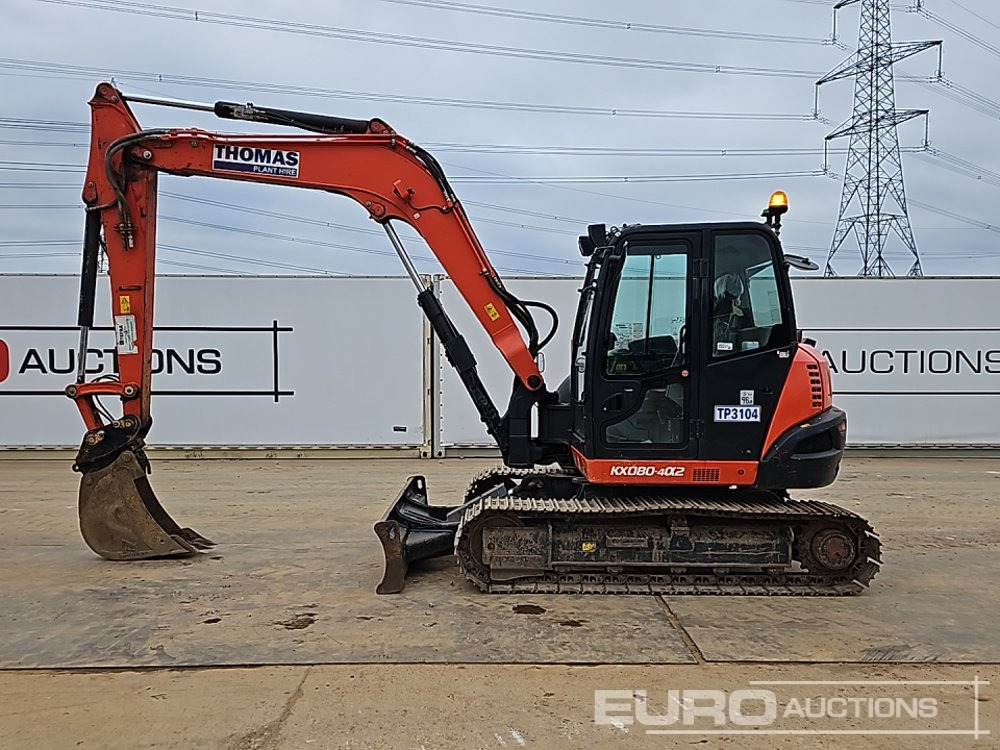 2020 Kubota KX080-4A2 - Mini excavator: picture 2 2020 Kubota KX080-4A2 - Mini excavator: picture 2