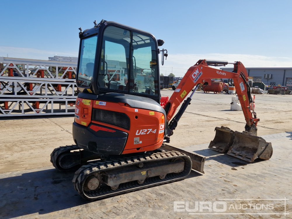 2020 Kubota U27-4 - Mini excavator: picture 5 2020 Kubota U27-4 - Mini excavator: picture 5