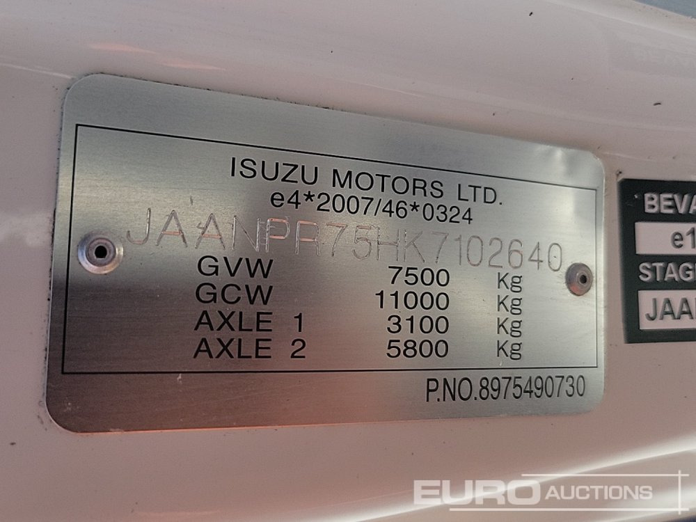 Tank truck 2021 Isuzu N75-190: picture 39