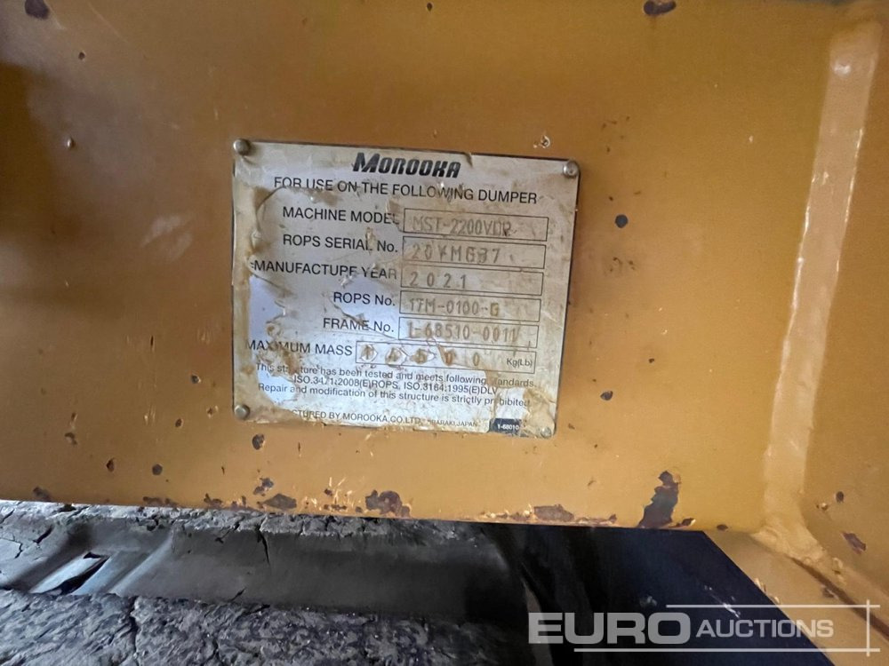 2021 Morooka MST2200VDR - Crawler dumper: picture 2 2021 Morooka MST2200VDR - Crawler dumper: picture 2