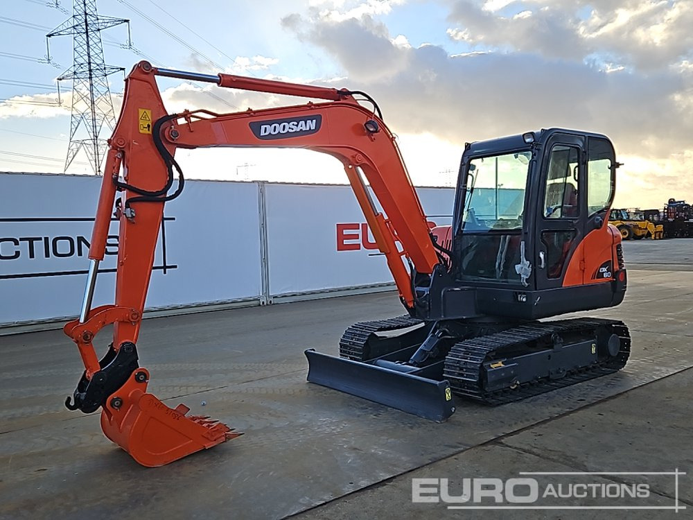 2022 Doosan DX60 - Mini excavator: picture 1 2022 Doosan DX60 - Mini excavator: picture 1