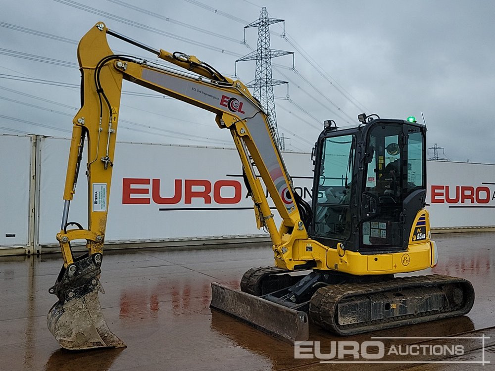 2024 Komatsu PC55MR-5E0 - Mini excavator: picture 1 2024 Komatsu PC55MR-5E0 - Mini excavator: picture 1