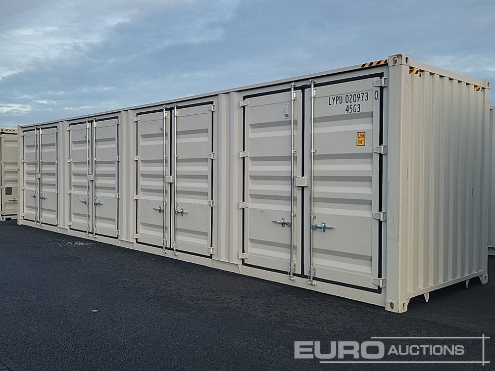 40' x 8' High Cube Container, 4 Side Doors, 1 End Door (Cannot Be Reconsigned) - Shipping container: picture 1 40' x 8' High Cube Container, 4 Side Doors, 1 End Door (Cannot Be Reconsigned) - Shipping container: picture 1