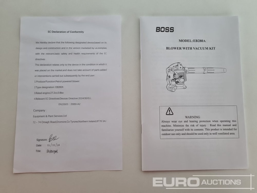 Agricultural machinery Unused Boss EB280A: picture 22