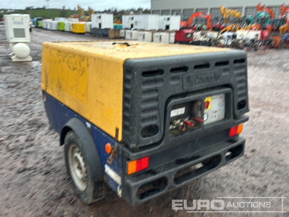Compair Single Axle Diesel Compressor, Kubota Engine - Air compressor: picture 3 Compair Single Axle Diesel Compressor, Kubota Engine - Air compressor: picture 3