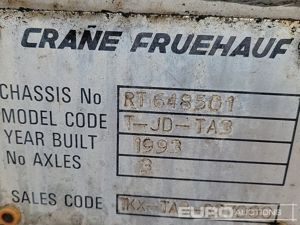 Tank semi-trailer Crane Freuhauf Tri Axle Tanker Trailer: picture 48