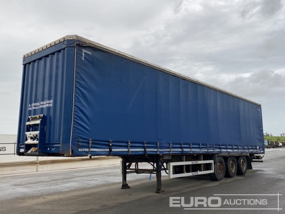 Krone SD 45' Tri Axle Curtainsider Trailer, BPW Axles - Curtainsider semi-trailer: picture 1 Krone SD 45' Tri Axle Curtainsider Trailer, BPW Axles - Curtainsider semi-trailer: picture 1