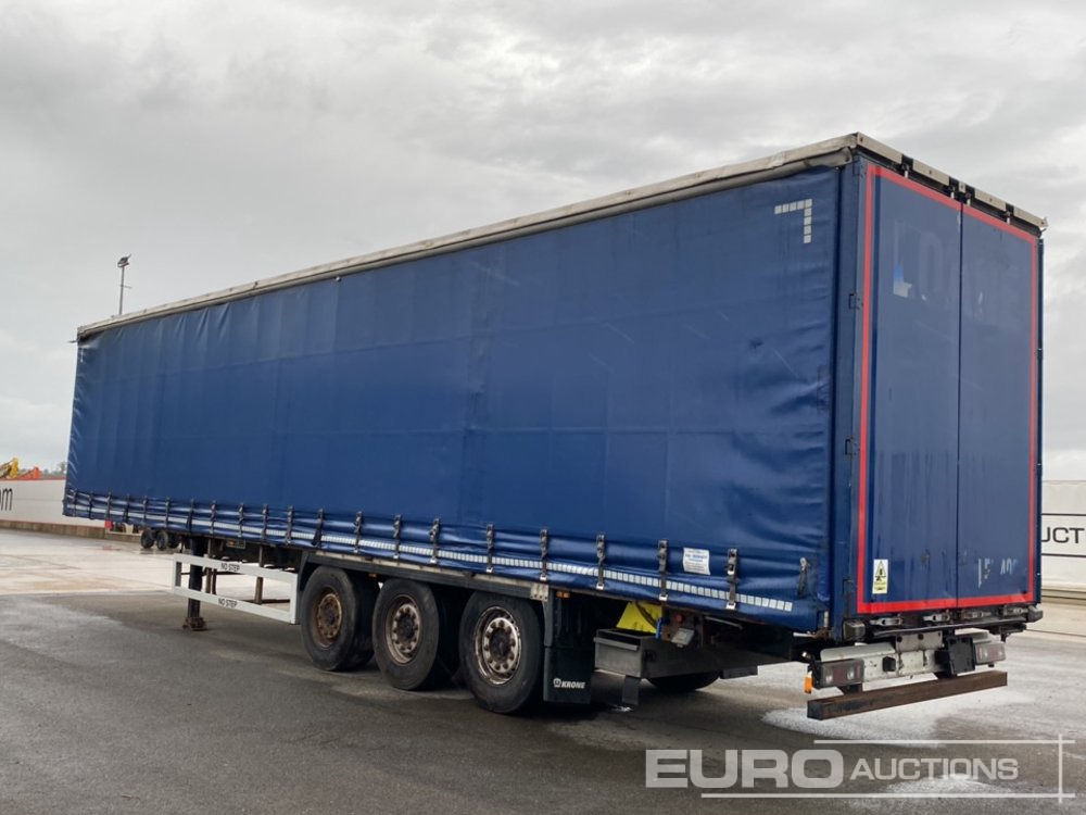 Krone SD 45' Tri Axle Curtainsider Trailer, BPW Axles - Curtainsider semi-trailer: picture 3 Krone SD 45' Tri Axle Curtainsider Trailer, BPW Axles - Curtainsider semi-trailer: picture 3