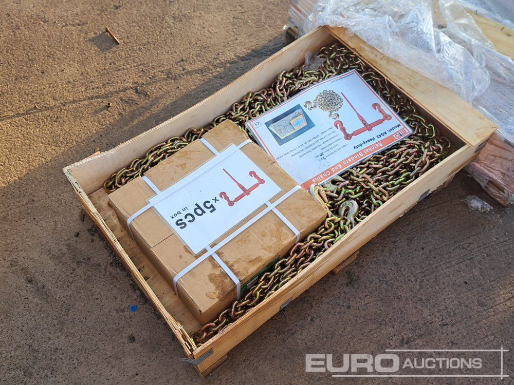 Unused Mito AG43 Ratcher Binder (5 of) 10mm Chain (10 of) - Material handling equipment: picture 2 Unused Mito AG43 Ratcher Binder (5 of) 10mm Chain (10 of) - Material handling equipment: picture 2