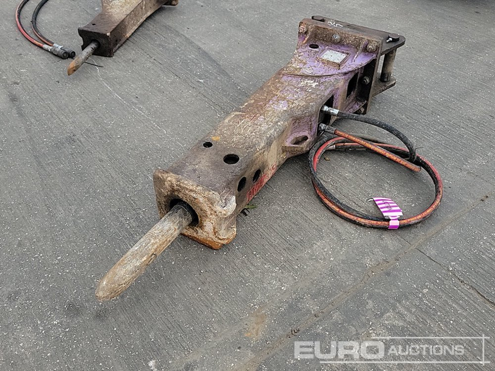 Prodem Hydraulic Breaker 45mm Pin to suit 4-6 Ton Excavator - Hydraulic hammer: picture 1 Prodem Hydraulic Breaker 45mm Pin to suit 4-6 Ton Excavator - Hydraulic hammer: picture 1