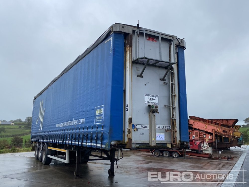 SDC 45' Tri Axle Curtainsider Trailer, BPW Axles - Curtainsider semi-trailer: picture 4 SDC 45' Tri Axle Curtainsider Trailer, BPW Axles - Curtainsider semi-trailer: picture 4