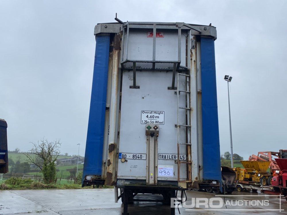 SDC 45' Tri Axle Curtainsider Trailer, BPW Axles - Curtainsider semi-trailer: picture 5 SDC 45' Tri Axle Curtainsider Trailer, BPW Axles - Curtainsider semi-trailer: picture 5