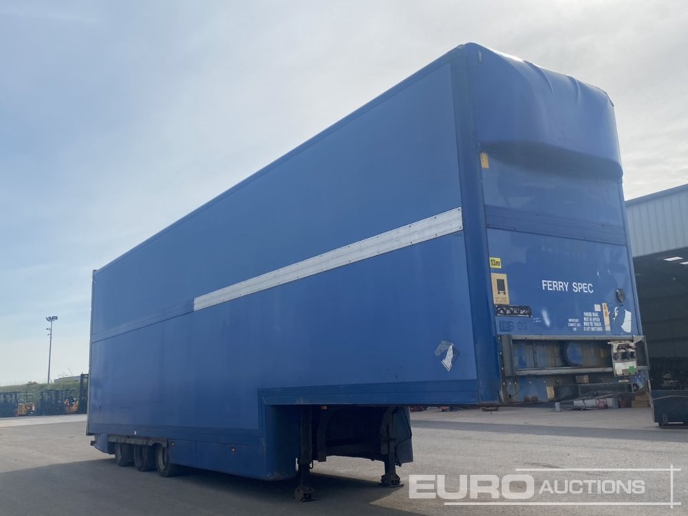 Closed box semi-trailer SDC 45' Tri Axle Double Deck Trailer, BPW Axles: picture 7