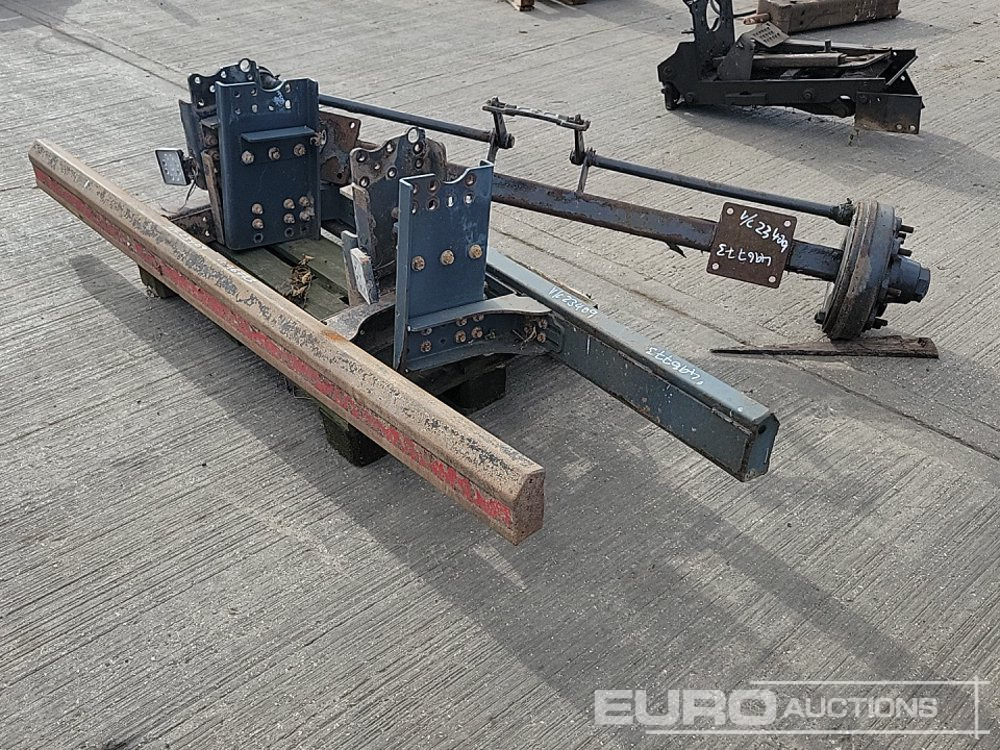 Steel Bumper (2 of) & Axle - Body and exterior: picture 1 Steel Bumper (2 of) & Axle - Body and exterior: picture 1