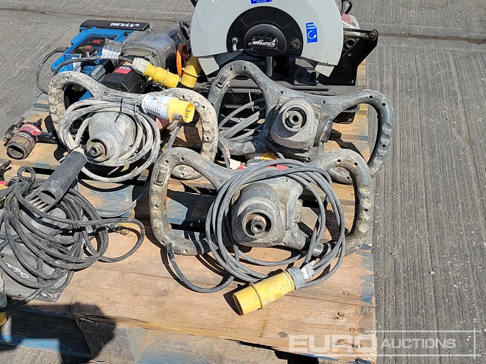 Construction equipment Unibor 110 Vot Mag Drill, Alfra Rotabest 110 Volt Mag Drill, 110 Volt Paddle Mixer (3 of), 100Volt Evolution Cut off Saw, 110 Volt REMS Sander: picture 10