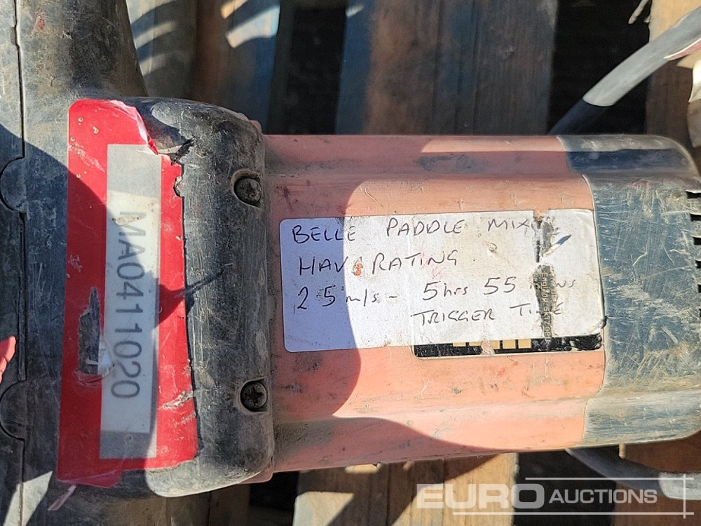 Construction equipment Unibor 110 Vot Mag Drill, Alfra Rotabest 110 Volt Mag Drill, 110 Volt Paddle Mixer (3 of), 100Volt Evolution Cut off Saw, 110 Volt REMS Sander: picture 14