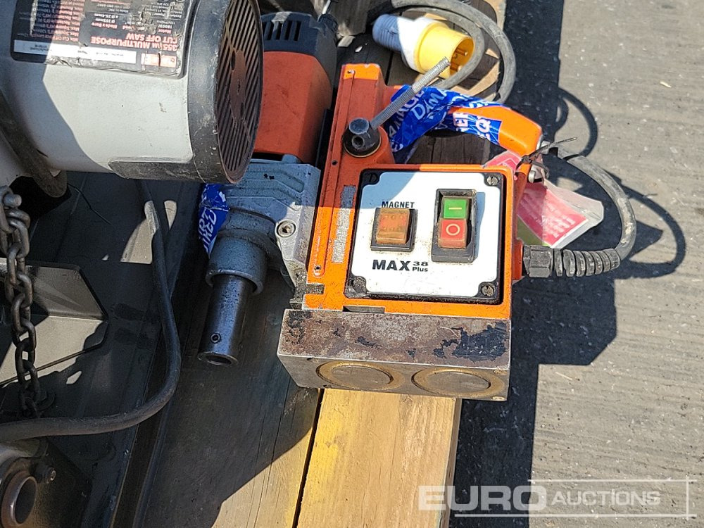 Construction equipment Unibor 110 Vot Mag Drill, Alfra Rotabest 110 Volt Mag Drill, 110 Volt Paddle Mixer (3 of), 100Volt Evolution Cut off Saw, 110 Volt REMS Sander: picture 22