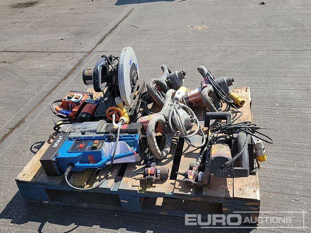 Construction equipment Unibor 110 Vot Mag Drill, Alfra Rotabest 110 Volt Mag Drill, 110 Volt Paddle Mixer (3 of), 100Volt Evolution Cut off Saw, 110 Volt REMS Sander: picture 6