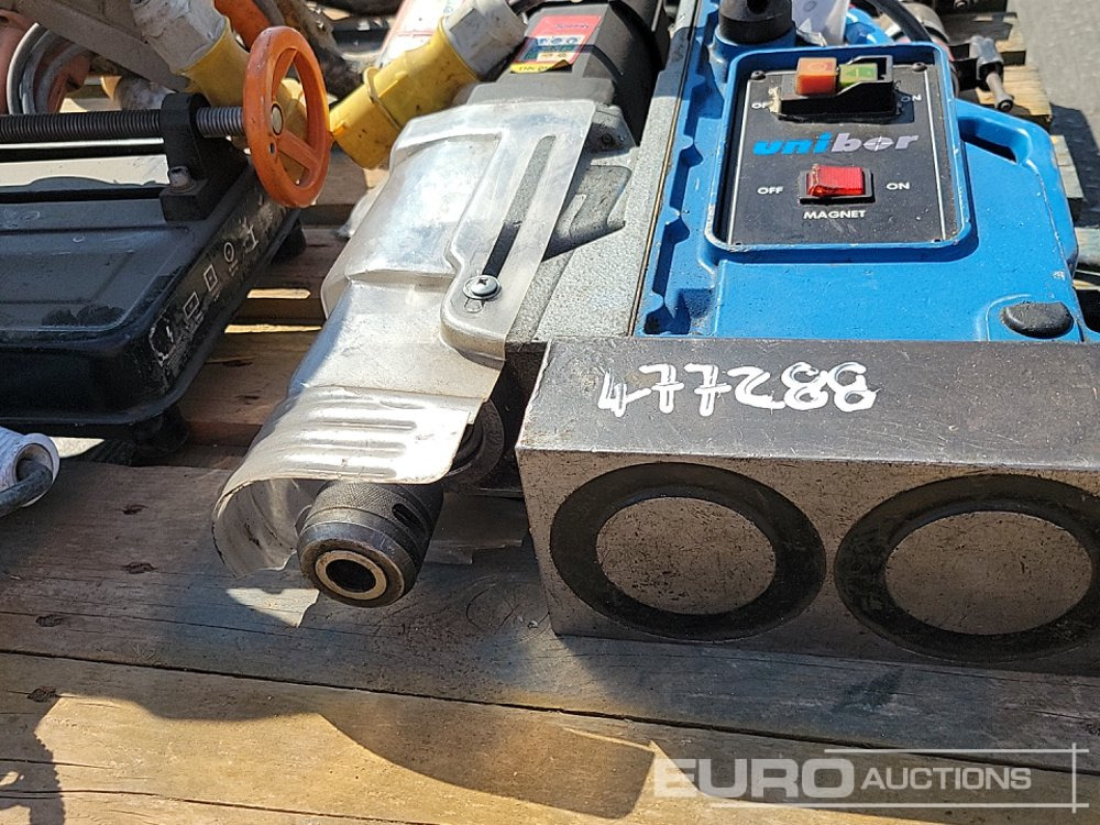 Construction equipment Unibor 110 Vot Mag Drill, Alfra Rotabest 110 Volt Mag Drill, 110 Volt Paddle Mixer (3 of), 100Volt Evolution Cut off Saw, 110 Volt REMS Sander: picture 28