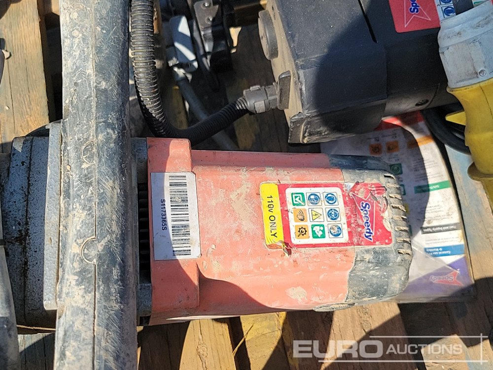 Construction equipment Unibor 110 Vot Mag Drill, Alfra Rotabest 110 Volt Mag Drill, 110 Volt Paddle Mixer (3 of), 100Volt Evolution Cut off Saw, 110 Volt REMS Sander: picture 15