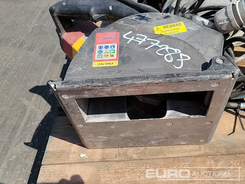 Construction equipment Unibor 110 Vot Mag Drill, Alfra Rotabest 110 Volt Mag Drill, 110 Volt Paddle Mixer (3 of), 100Volt Evolution Cut off Saw, 110 Volt REMS Sander: picture 37